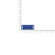 Лейбл из ПВХ Kova, синий арт. 18756.44