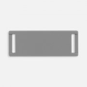 Лейбл из ПВХ Kova, серый арт. 18756.10