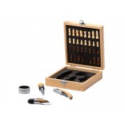 Набор для вина с шахматами «ФРЕСНО» арт. AB1888S129