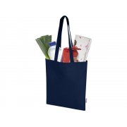 Эко-сумка «Мадрас Блэнд» из переработанного хлопка 140 г/м2