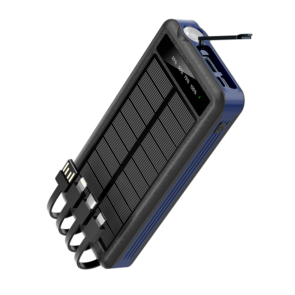 Внешний аккумулятор Xyron с солнечной панелью, 10000 mAh, синий арт. 2060.15 Внешний аккумулятор Xyron с солнечной панелью, 10000 mAh, синий арт. 2060.15