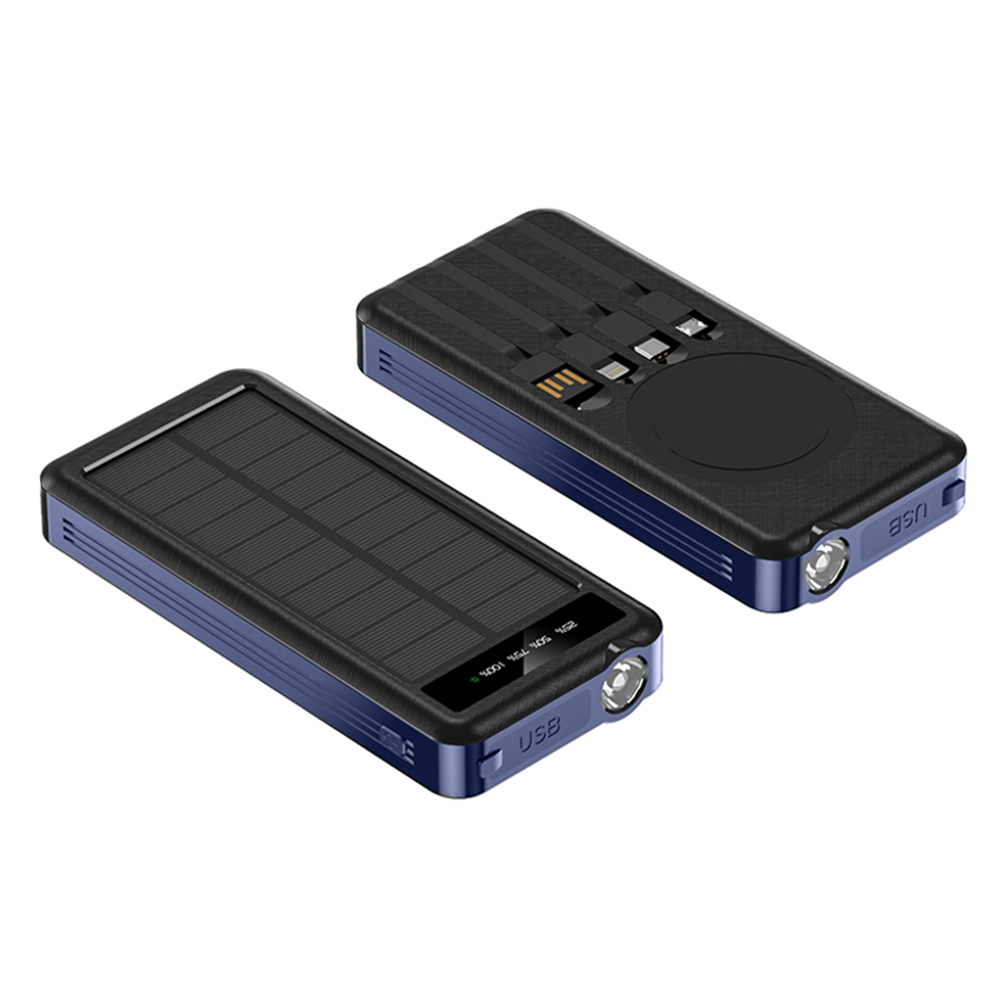 Внешний аккумулятор Xyron с солнечной панелью, 10000 mAh, синий арт. 2060.15 Внешний аккумулятор Xyron с солнечной панелью, 10000 mAh, синий арт. 2060.15