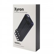 Внешний аккумулятор Xyron с солнечной панелью, 10000 mAh, синий