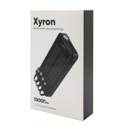 Внешний аккумулятор Xyron с солнечной панелью, 10000 mAh, черный