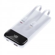 Внешний аккумулятор Nero с быстрой зарядкой (до 22,5W), 10000 mAh, белый