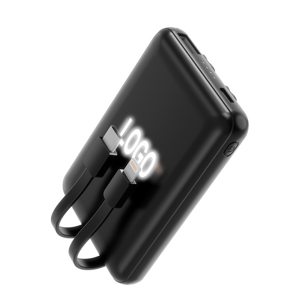 Внешний аккумулятор Eron с подсветкой гравировки, 5000 mAh, чёрный/белый арт. 2058.02.01 Внешний аккумулятор Eron с подсветкой гравировки, 5000 mAh, чёрный/белый арт. 2058.02.01