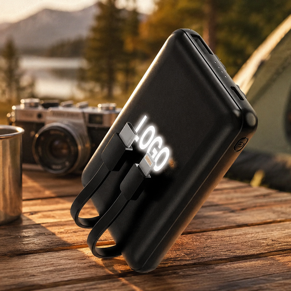 Внешний аккумулятор Eron с подсветкой гравировки, 5000 mAh, чёрный/белый арт. 2058.02.01 Внешний аккумулятор Eron с подсветкой гравировки, 5000 mAh, чёрный/белый арт. 2058.02.01