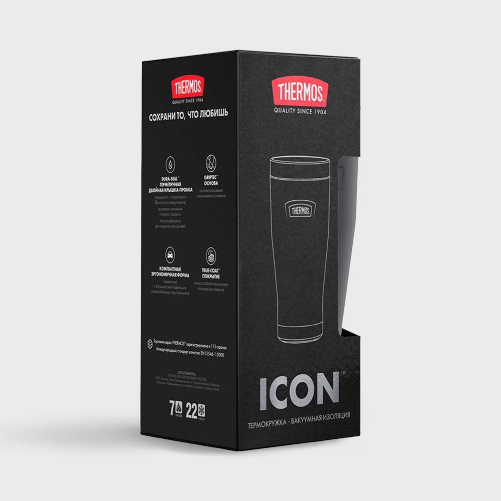 Термокружка Icon 470, розовая арт. 20540.15 Термокружка Icon 470, розовая арт. 20540.15