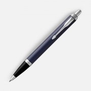 Ручка шариковая Parker IM Core Matte Blue CT, темно-синяя с черным