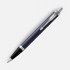 Ручка шариковая Parker IM Core Matte Blue CT, темно-синяя с черным