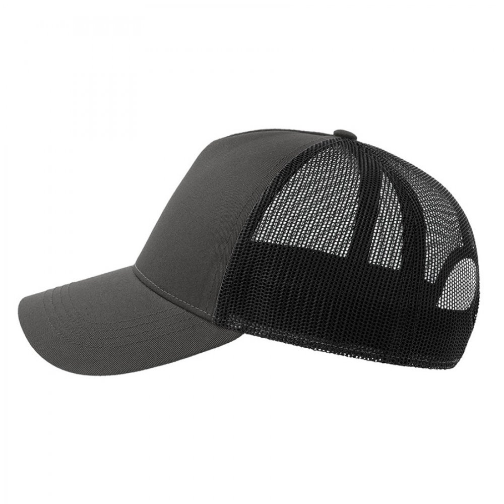 Бейсболка RAPPER COTTON-S, 5 клиньев, пластиковая застёжка Серый меланж арт. 254179-S.2935 Бейсболка RAPPER COTTON-S, 5 клиньев, пластиковая застёжка Серый меланж арт. 254179-S.2935
