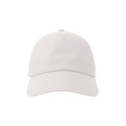 Бейсболка DAD HAT-S, 5 клиньев, металлическая застежка Белый