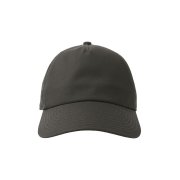 Бейсболка DAD HAT-S, 5 клиньев, металлическая застежка Темно-серый