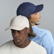 Бейсболка DAD HAT-S, 5 клиньев, металлическая застежка Темно-серый