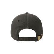 Бейсболка DAD HAT-S, 5 клиньев, металлическая застежка Темно-серый