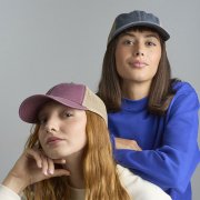 Бейсболка TEON, 5 клиньев, пластиковая застёжка Бордовый