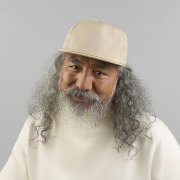Бейсболка CHAO, 5 клиньев, пластиковая застежка Бежевый