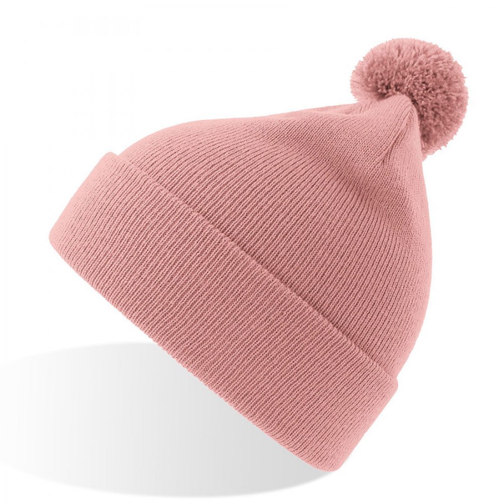 Шапка вязаная детская с помпоном KID WIND-S Розовый арт. 25475-S.10 Шапка вязаная детская с помпоном KID WIND-S Розовый арт. 25475-S.10