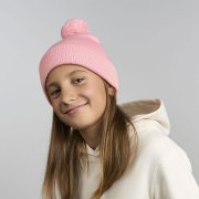 Шапка вязаная детская с помпоном KID WIND-S Темно-синий