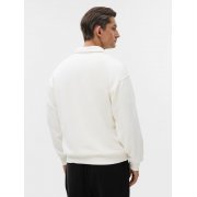 Толстовка унисекс оверсайз Ziplink Terry, молочно-белая