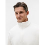 Толстовка унисекс оверсайз Ziplink Terry, молочно-белая