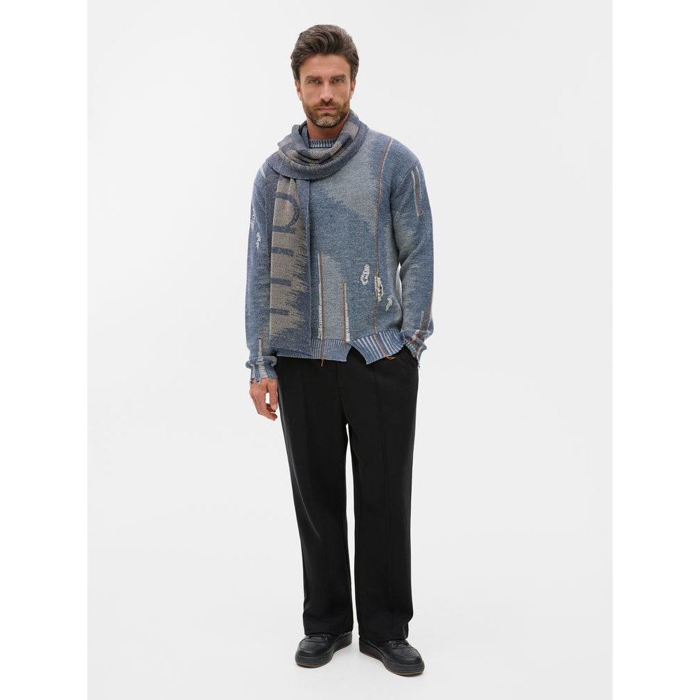 Шарф Denim XXL на заказ, полушерсть арт. 19629.02 Шарф Denim XXL на заказ, полушерсть арт. 19629.02