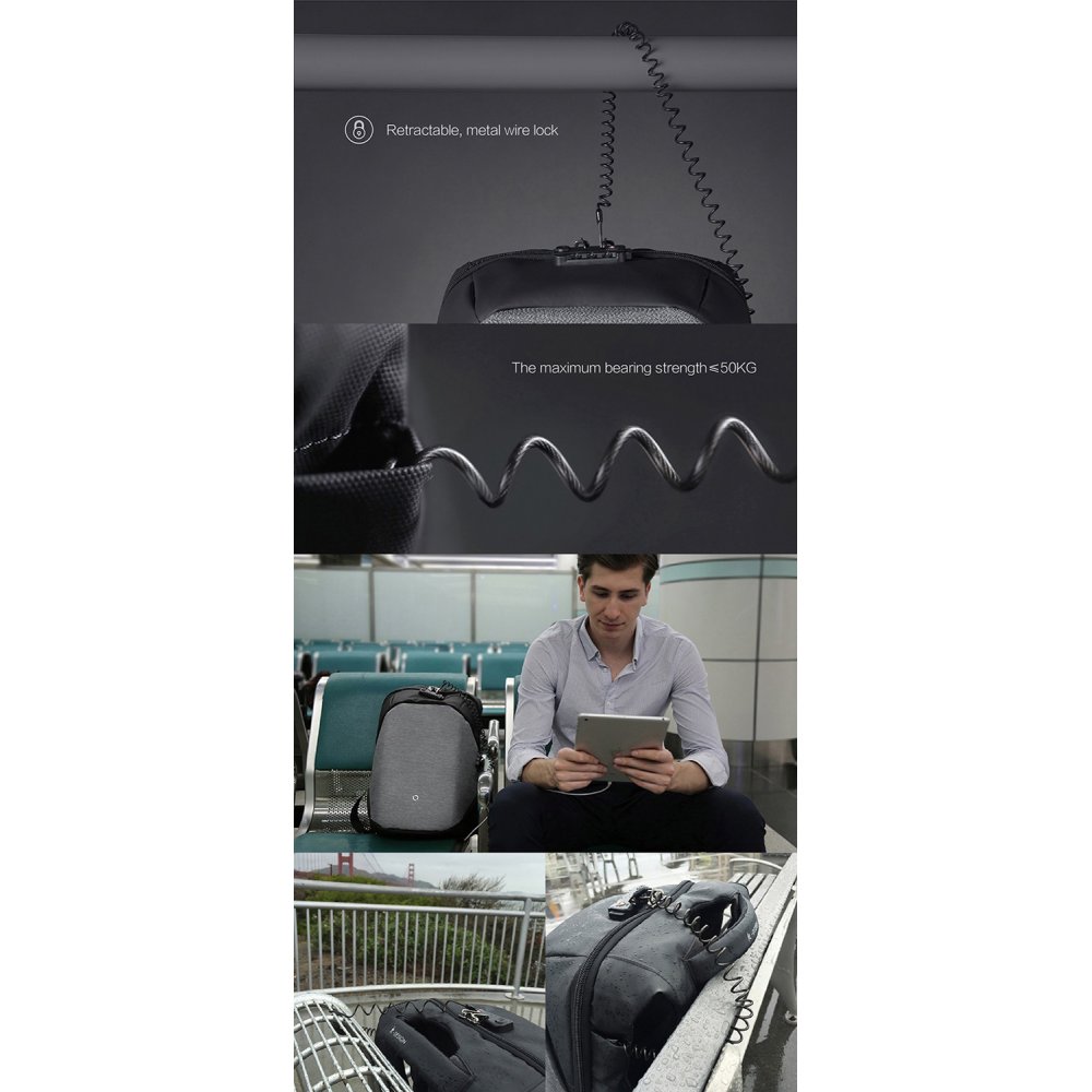 Рюкзак KORIN ClickPack Pro 46х34х16 см, комбинированный черный/серый арт. K1 Рюкзак KORIN ClickPack Pro 46х34х16 см, комбинированный черный/серый арт. K1