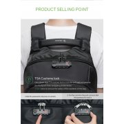 Рюкзак KORIN ClickPack 46х34х16 см, черный