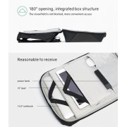 Рюкзак KORIN ClickPack 46х34х16 см, черный/серый
