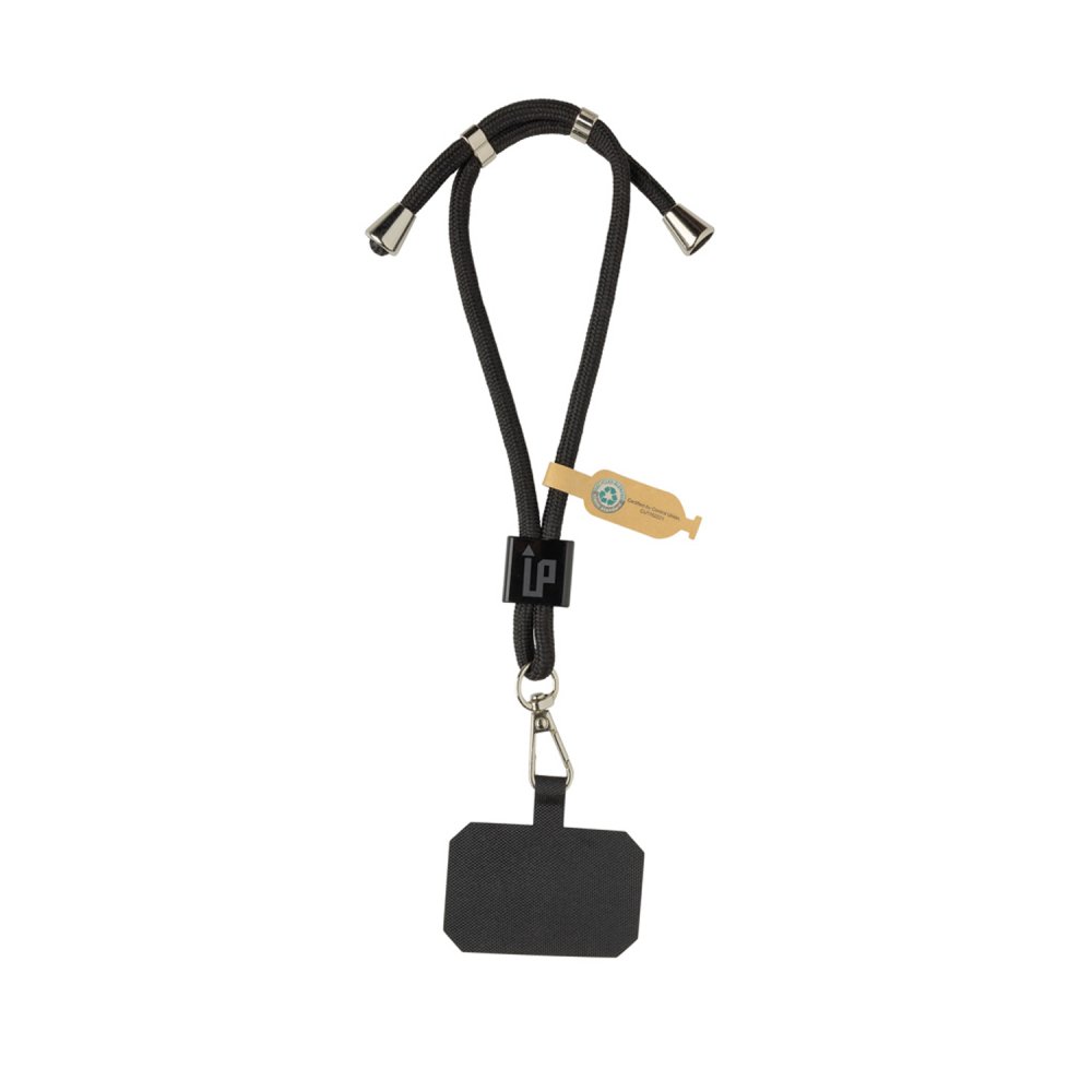 Ремешок-держатель для телефона CarryLoop на запястье из rPET RCS арт. P302.8401 Ремешок-держатель для телефона CarryLoop на запястье из rPET RCS арт. P302.8401