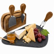 Набор для сыра Cheesier, коричневый арт. 57002.13