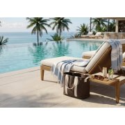 Пляжная сумка BEAU AWARE™ из переработанного канваса с боковой ручкой, 400 г/м²