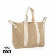 Пляжная сумка BEAU AWARE™ из переработанного канваса с боковой ручкой, 400 г/м²