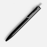 Ручка шариковая Outliner, черная с белым