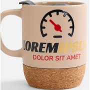 Кружка с пробковой подставкой Corky Walk на заказ арт. 12893.00