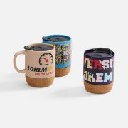 Кружка с пробковой подставкой Corky Walk на заказ арт. 12893.00