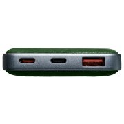 Универсальный аккумулятор EMBER 10 (10000мАч) с быстрой зарядкой, темно-зеленый Темно-зелёный