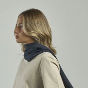 Шарф вязаный WIND SCARF-S Темно-серый