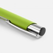Ручка шариковая Keskus Soft Touch, зеленое яблоко