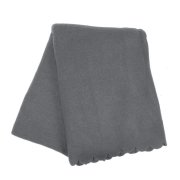 Плед PLAIN, 100х140 см, флис 150 гр/м2; 100% полиэстер Серый