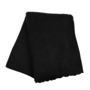 Плед PLAIN, 100х140 см, флис 150 гр/м2; 100% полиэстер Черный