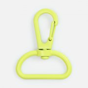 Застежка-карабин Snap Hook, L, желтый неон