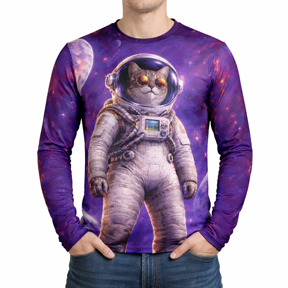 Лонгслив RINOX с полноцветной печатью, размер XXL арт. 730301-1-1-L/XXL Лонгслив RINOX с полноцветной печатью, размер XXL арт. 730301-1-1-L/XXL