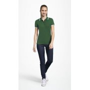 Рубашка поло женская Practice Women 270, темно-синяя с белым