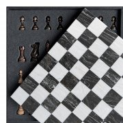 Шахматы ручной работы TABIA из акрилового камня/дерево Бук