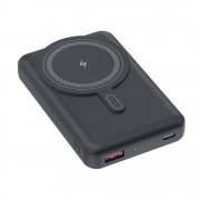 Магнитный внешний аккумулятор Axion с беспроводной зарядкой (15W), 10000 Mah, черный арт. 2062.02