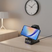 Беспроводное зарядное устройство Chargeon 3в1, чёрный