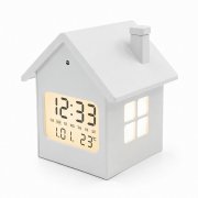 Часы метеостанция HomeTime, белые