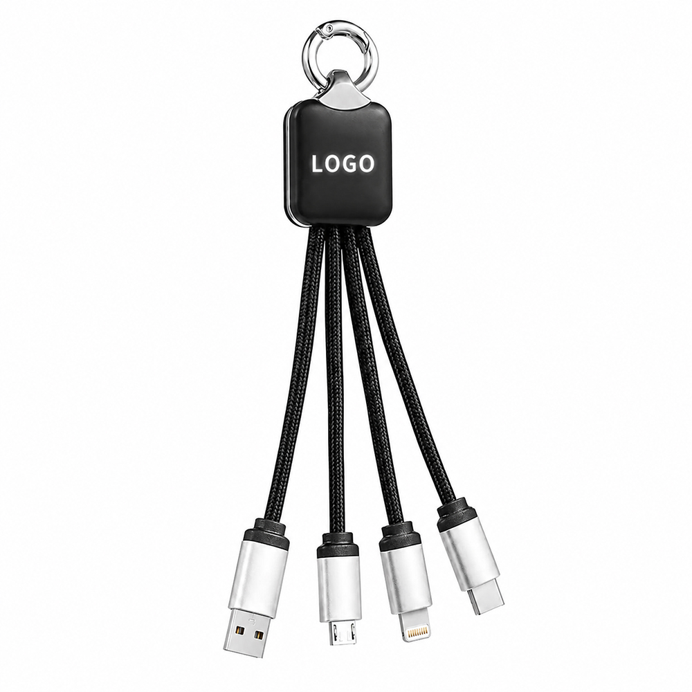 Кабель - брелок Plug с подсветкой гравировки, черный арт. 64002.02 Кабель - брелок Plug с подсветкой гравировки, черный арт. 64002.02