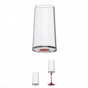 Хрустальный бокал для игристого вина на магните Trebonn SplitGlass, 2 шт, 320 мл